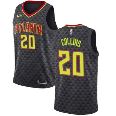 Nike Atlanta Hawks #20 John Collins Black Youth NBA Swingman Icon Edition Jersey